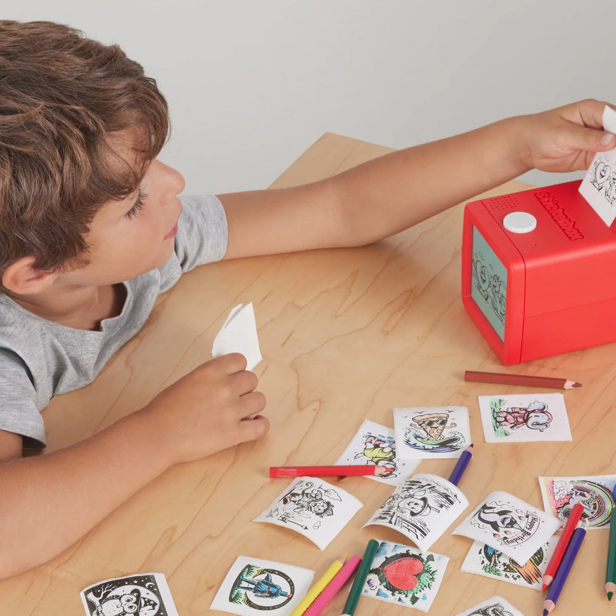 Voice-Activated Smart Instant Sticker Printer